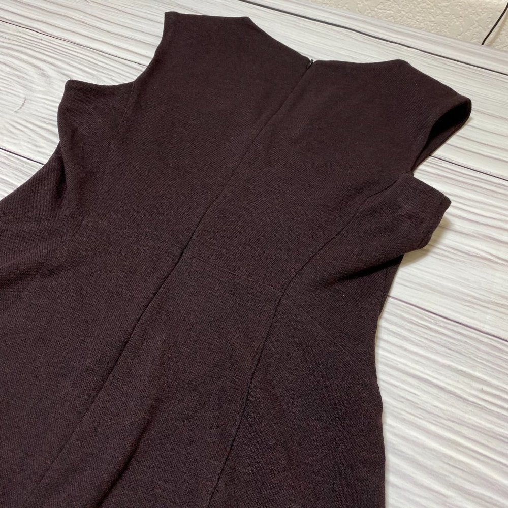 M.M. Lafleur Maggie Textured Ponte Dress Malbec - Picture 13 of 16